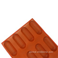 12 Cavity Fiberglass Nonstick Perforated Silicone Bread Mold